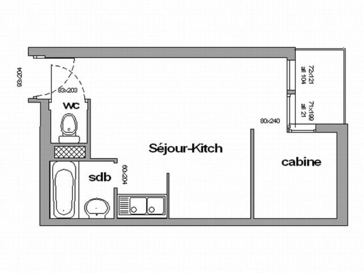 Studio Cabine Cosy, 4 Pers, Balcon Sud, Au Pied Des Pistes - Chamrousse 1750 - Fr-1-340-106 Exterior photo